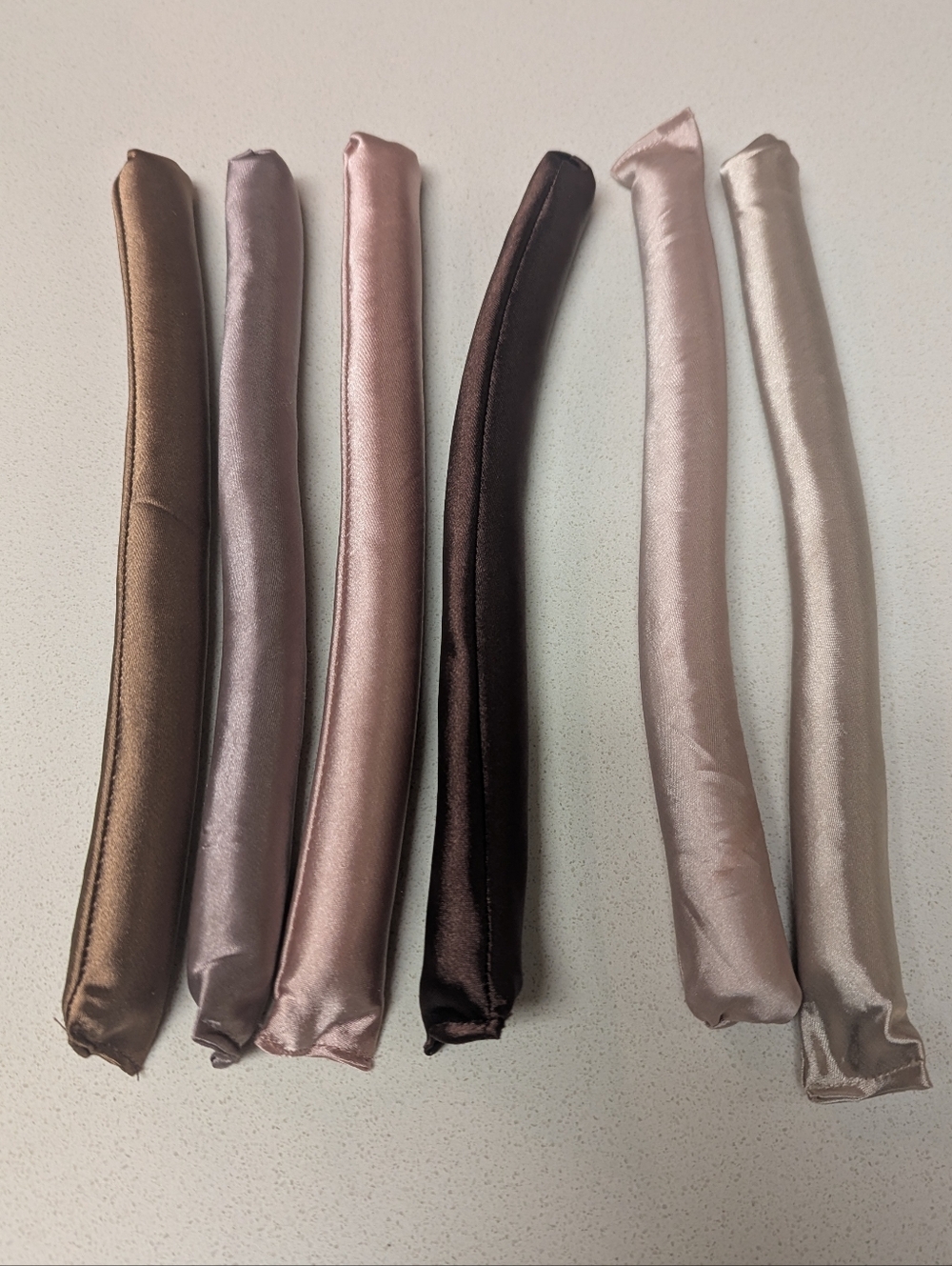 Kitsch Satin Flexi Rods Hair Set - Pink, Rose Gold, Brown, Cream - Picture 3 of 3